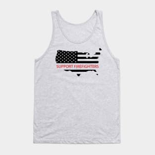 support firefighter Tank Top